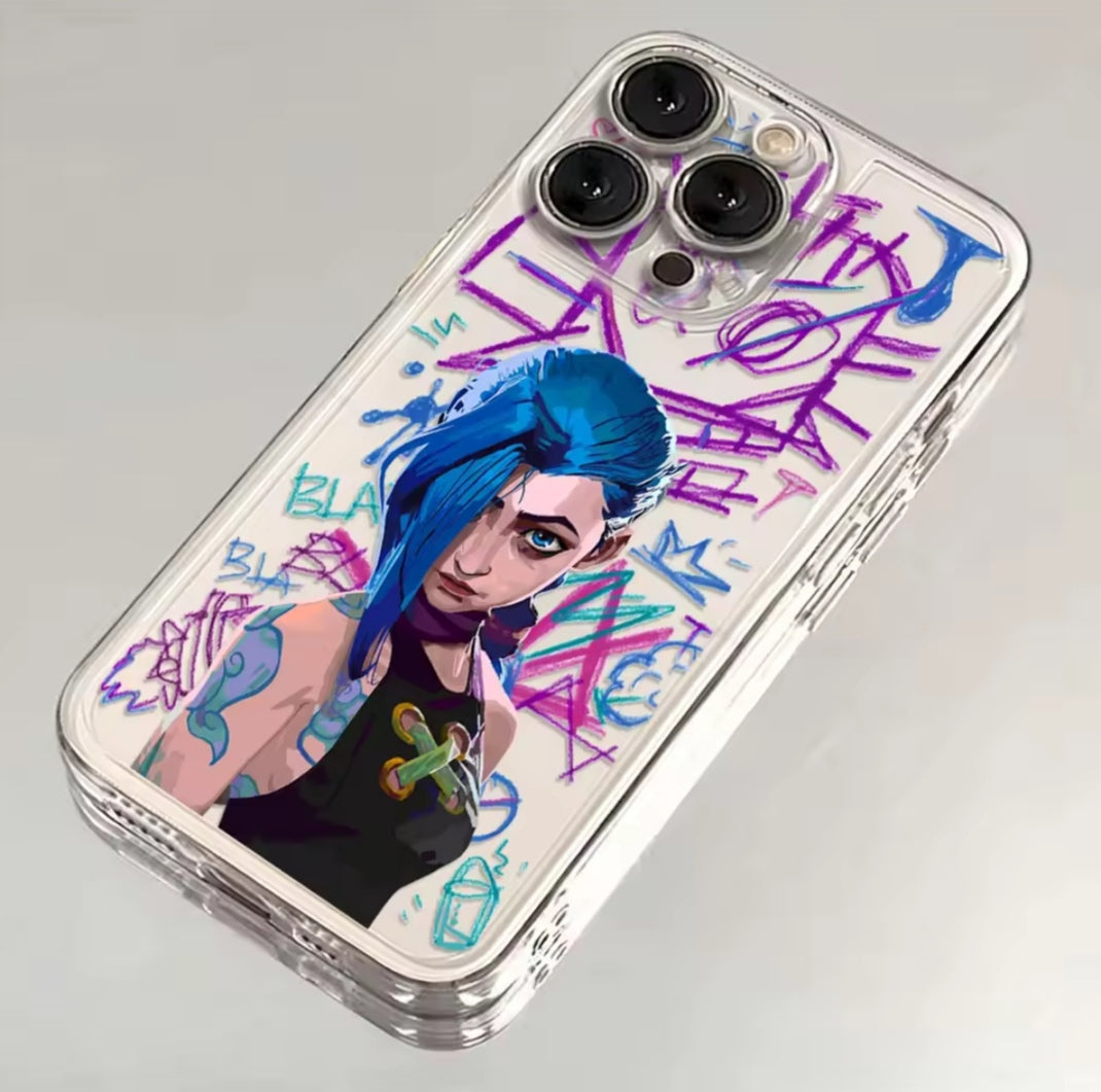 Arcane Ekko x Jinx Phone Case