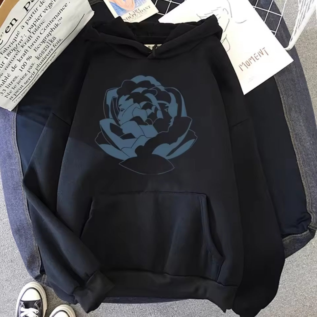 Arcane Blue Rose Sweatshirt