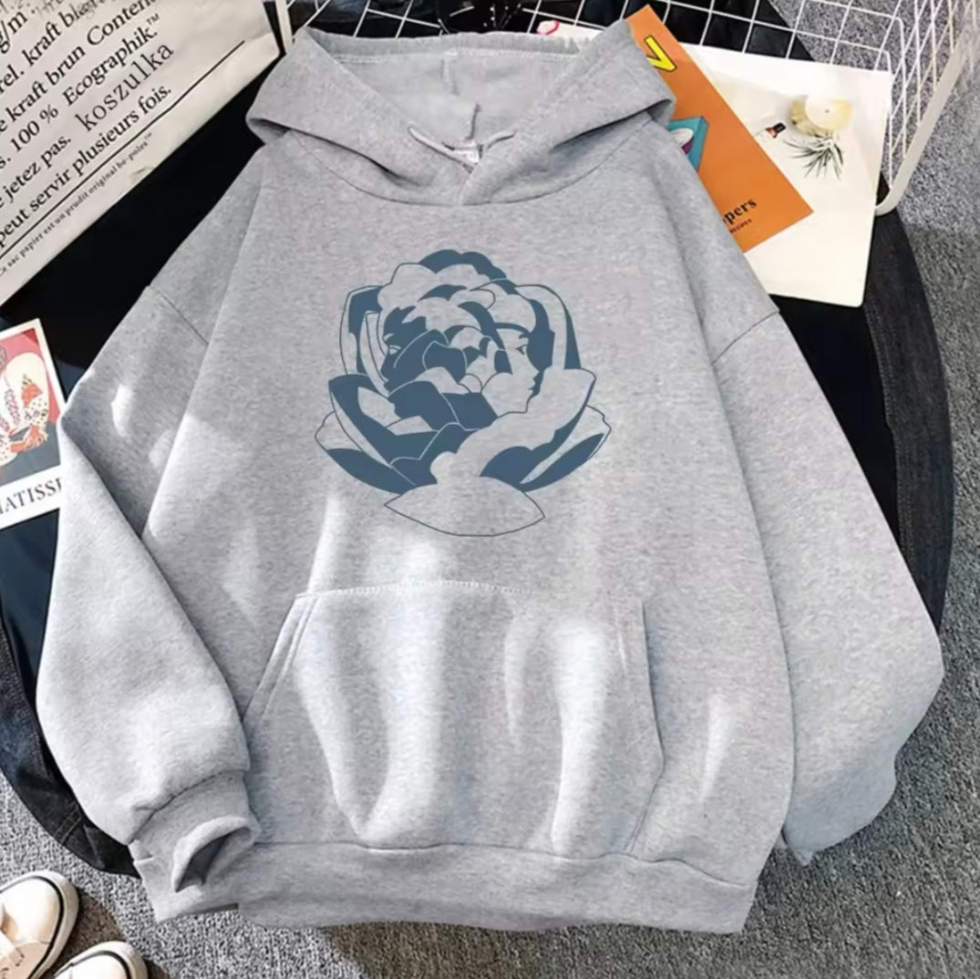 Arcane Blue Rose Sweatshirt